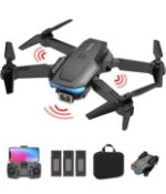 RRP £45.99 Aunis Drone with Camera 1080P Foldable RC Quadcopter with Carry Bag