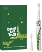 JTF Sonic Electric Kids Toothbrush Waterproof USB Charging Ultrasonic Toothbrush