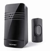 RRP £33 Set of 3 x Tecknet Wireless Doorbell Waterproof Cordless Door Chime Kit