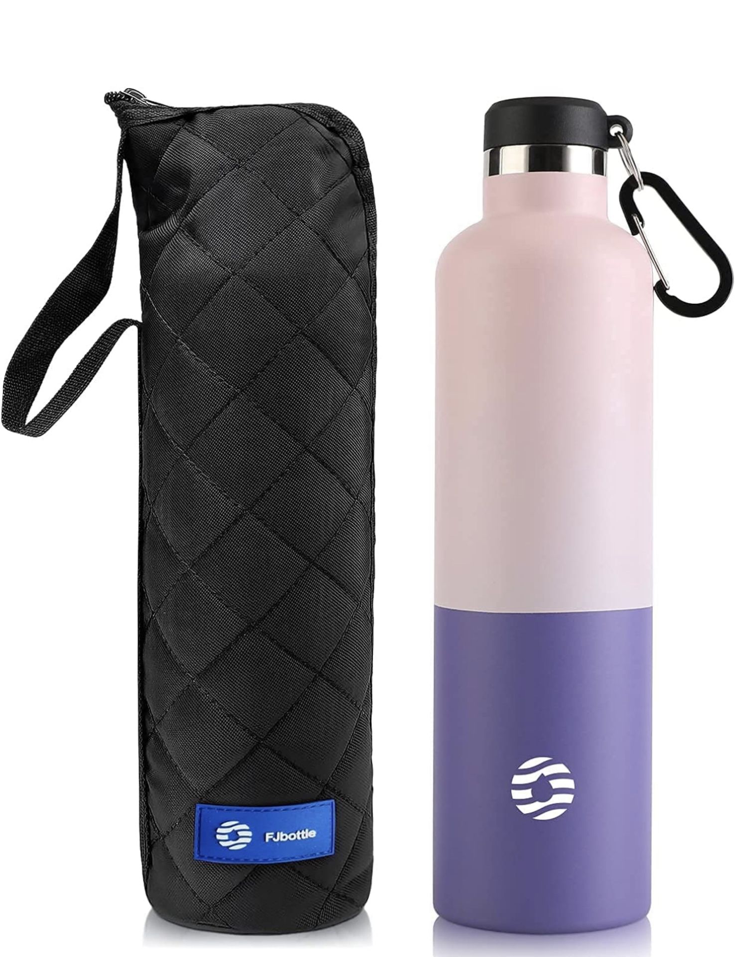 RRP £18.99 Feijian Stainless Steel Water Bottle Vacuum Insulated Sports Flask 1000ml