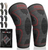 RRP £180 Set of 10 x Neenca 2-Pack Knee Brace Compression Sleeve Knee Support