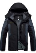 RRP £69.99 Gemyse Men's Mountain Waterproof Ski Jacket Outdoor Winter Coat, Medium