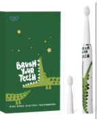 JTF Sonic Electric Kids Toothbrush Waterproof USB Charging Ultrasonic Toothbrush