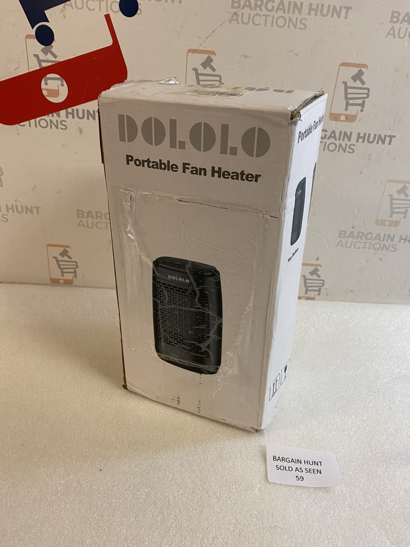 Dololo Electric Fan Heater Portable Ceramic Oscillating Space Heater RRP £25.99 - Image 2 of 2