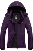 RRP £66.99 Gemyse Women's Mountain Waterproof Ski Jacket Outdoor Winter Coat, Small