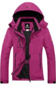 RRP £66.99 Gemyse Women's Mountain Waterproof Ski Jacket Outdoor Winter Coat, Medium