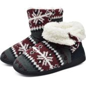 RRP £25.99 Oncai Women's Comfort Knit Boots Warm Indoor Slippers, 9/10 UK