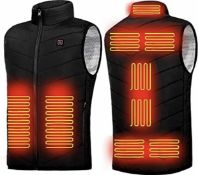 RRP £44.99 Aunus Heated Vest Heated Body Warmer with USB Charging, XL