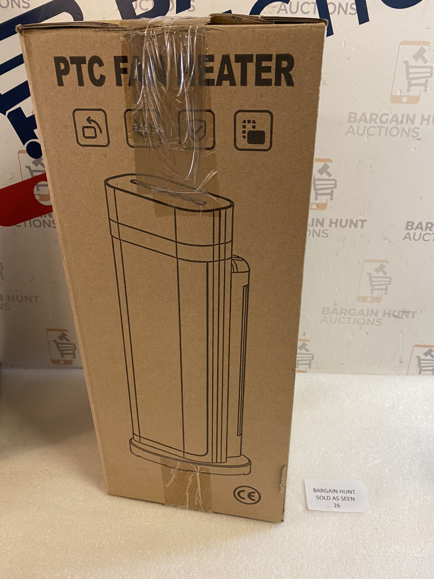 RRP £69.99 Luatuer 17'' Electric Fan Heater 1500W Ceramic Remote Heater Oscillating - Image 2 of 2