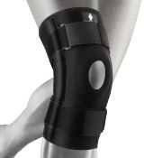 RRP £27.99 Neenca Hinged Knee Brace Adjustable Compression Knee Pack, L