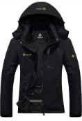 RRP £69.99 Gemyse Men's Mountain Waterproof Ski Jacket Outdoor Winter Coat, Medium
