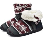 RRP £25.99 Oncai Women's Comfort Knit Boots Warm Indoor Slippers, 9/10 UK