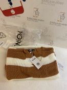 RRP £32.99 Yoins Women's Check Sweater Long Sleeve Knit Casual Jumper, S