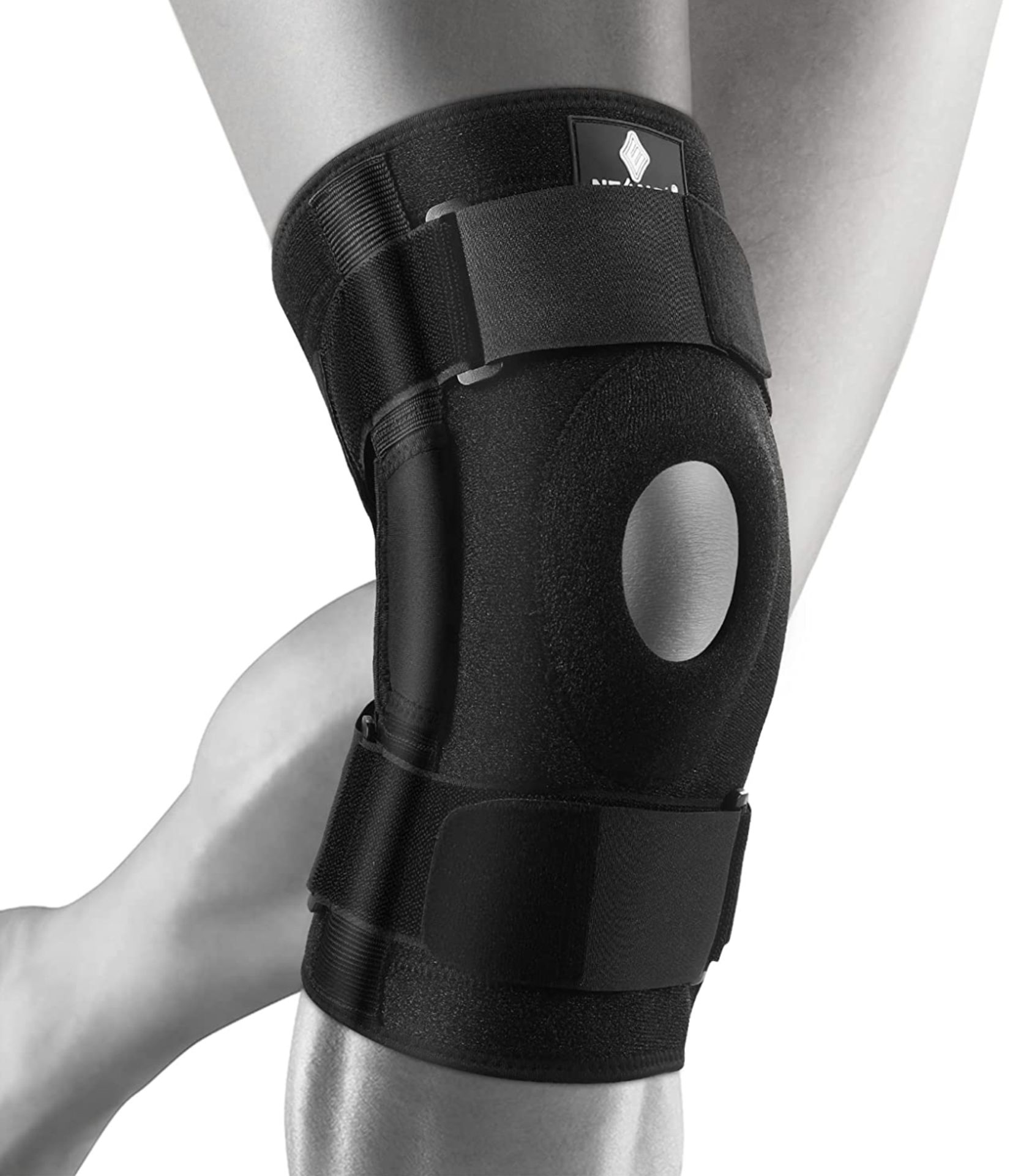 RRP £27.99 Neenca Hinged Knee Brace Adjustable Compression Knee Pack, XL