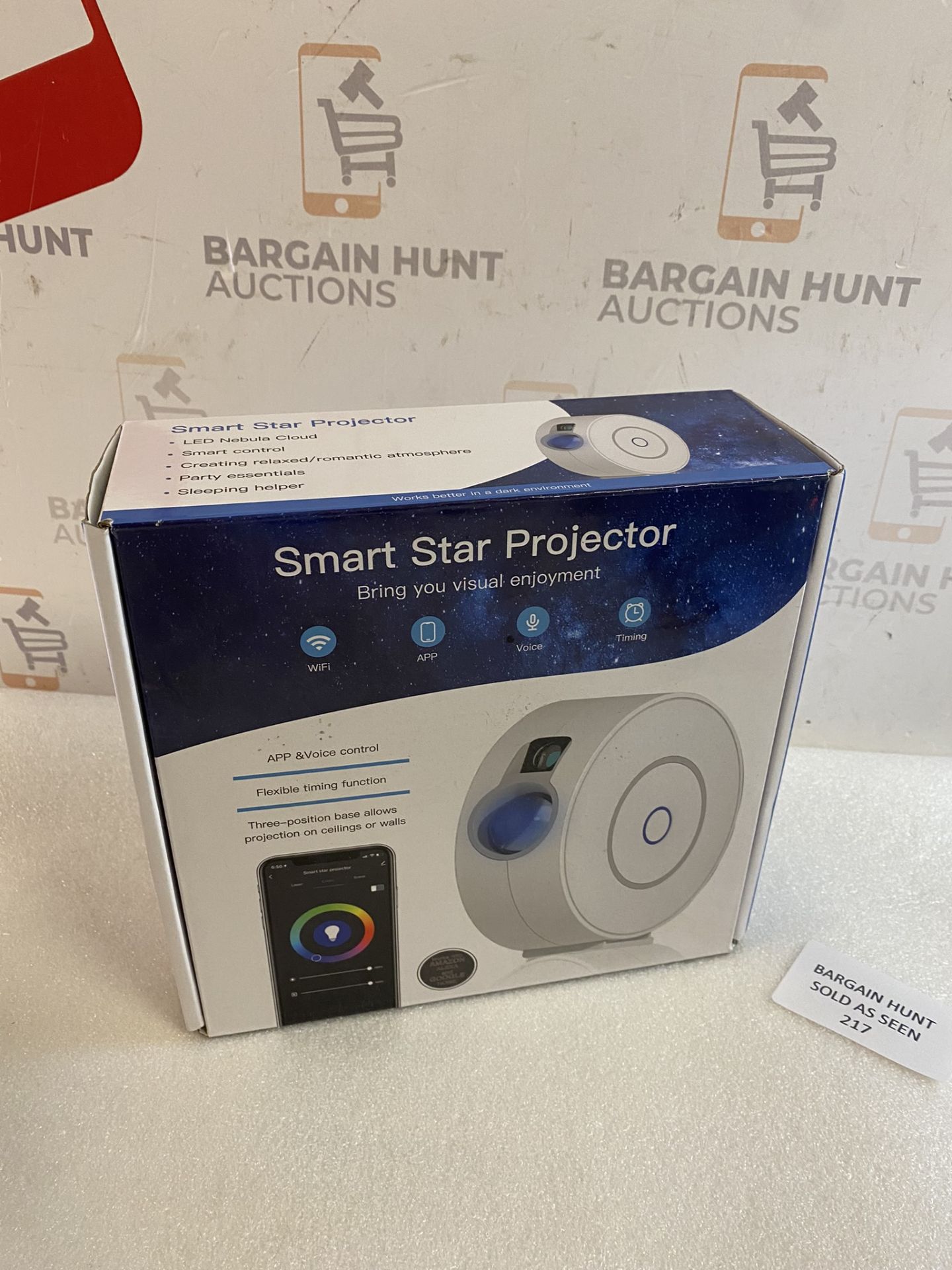 RRP £39.99 Nineaccy Galaxy Voice Control/ App Control Projector Star Night Light Projector - Image 2 of 2