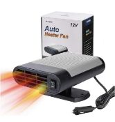 Portable Car Heater Auto Electronic Heater Fan, Set of 2 RRP £38