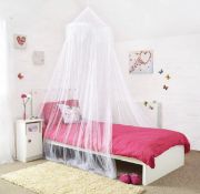 Wremedies Girls Princess Pink Canopy Mosquito Bed Netting RRP £21.99