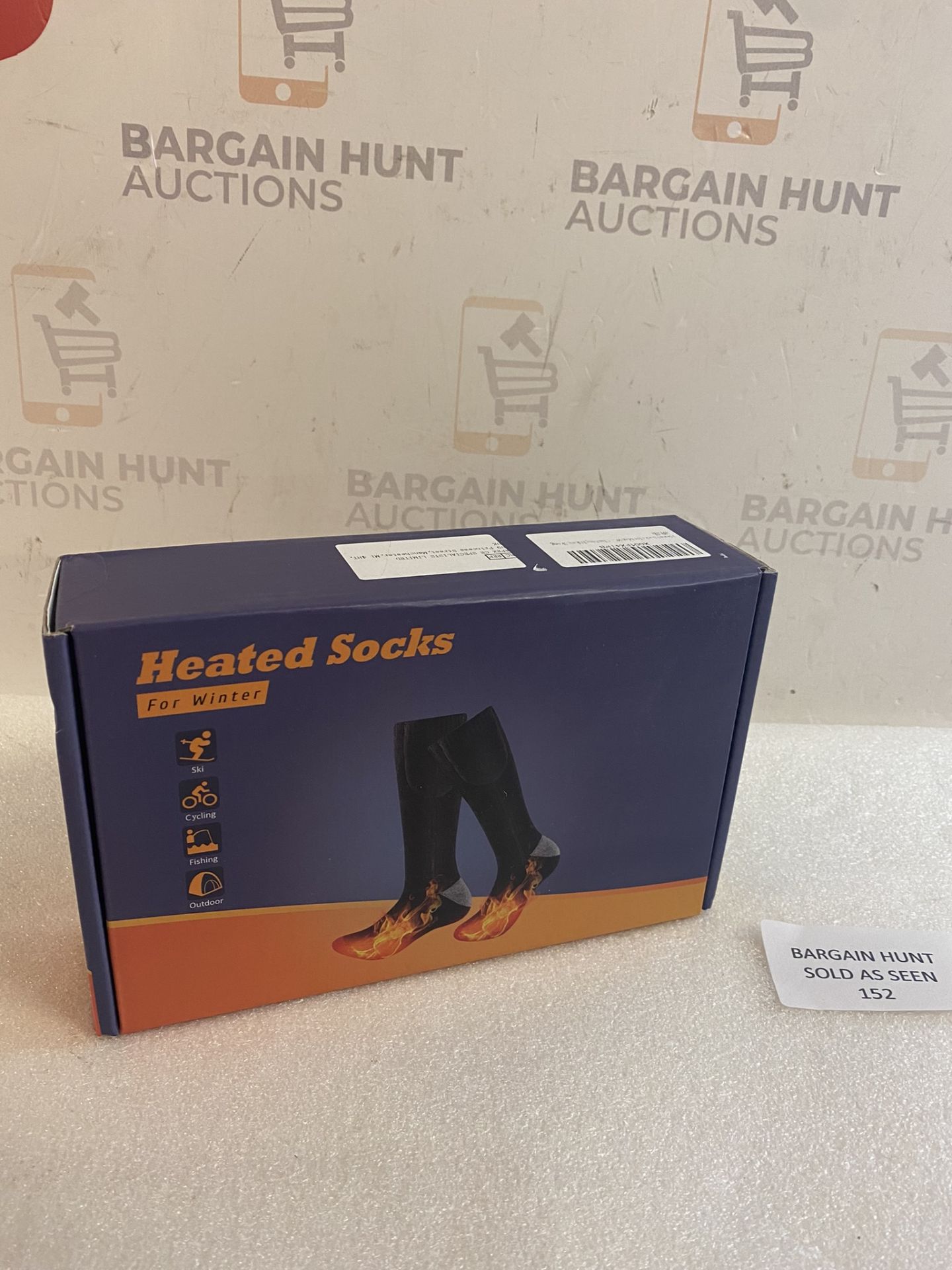 RRP £30.99 Heated Socks for Men Women Rechargeable Electric Socks, Thermal Cotton - Image 2 of 2