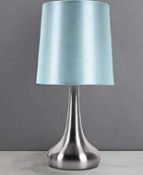 Stunning Rimini Touch Lamp Bedside Desk Table Lamp, Duck Egg