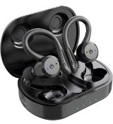 RRP £25.99 Apekx True Wireless Earbuds with Charging Case Premium Sound Built-In Mic