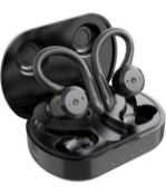 RRP £25.99 Apekx True Wireless Earbuds with Charging Case Premium Sound Built-In Mic