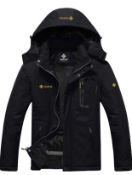 RRP £69.99 Gemyse Men's Mountain Waterproof Ski Jacket Outdoor Winter Coat, Medium