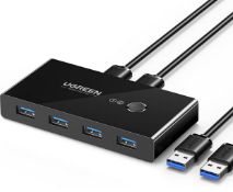 Ugreen USB 3.0 Switch 4 Port USB Switch Selector RRP £29.99