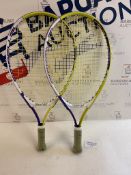 Set of 2 x Classic Junior Slazenger Tennis Rackets