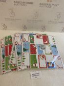 RRP £35 Set of 7 x Yokili 120 Tag Stickers Self Adhesive Christmas Stickers, RRP £5 Each