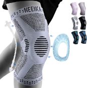 RRP £126 Set of 6 x Neenca Professional Knee Brace Knee Compression Sleeve Support