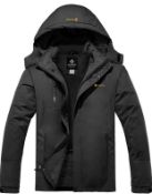 RRP £69.99 Gemyse Men's Mountain Waterproof Ski Jacket Outdoor Winter Coat, Small