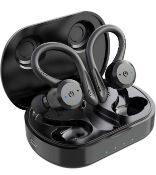 RRP £25.99 Apekx True Wireless Earbuds with Charging Case Premium Sound Built-In Mic