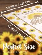 Innobeta Sunflower Throw Blanket Flannel Blanket, 50" x 65" RRP £21.99