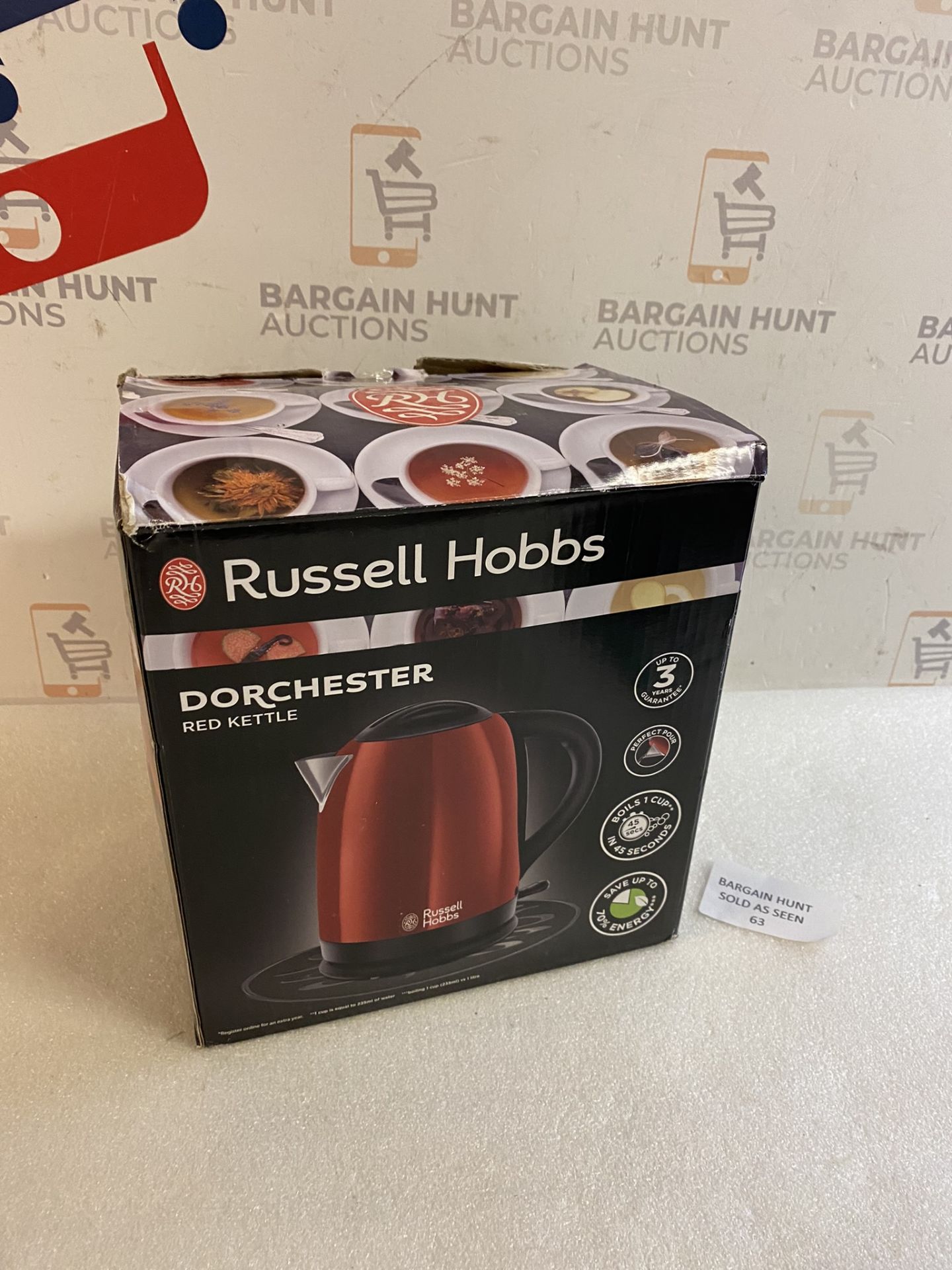Russell Hobbs Dorchester Kettle Red 1.7L RRP £38.99