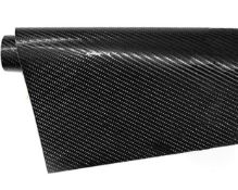 RRP £182 Set of 14 x ELCM Carbon Fiber 6D Car Wrap Vinyl High Gloss DIY Film, 300 x 30cm
