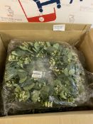 RRP £95 Set of 5 x Wenyujh Artificial Flower Wreath Door Wreath, RRP £19 Each