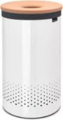 RRP £79.99 Brabantia Laundry Bin Cork Lid Portable Laundry Bag Inside (slightly dented, see images)