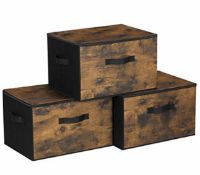 Songmics Foldable Storage Organiser Boxes Set of 3