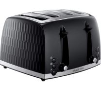 RRP £46.99 Russell Hobbs 26071 4-Slice Toaster Contemporary Honeycomb Design