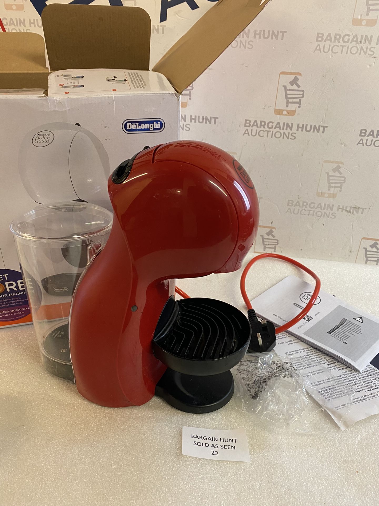 Dolce Gusto Red Piccolo XS Coffee Machine RRP £28.99