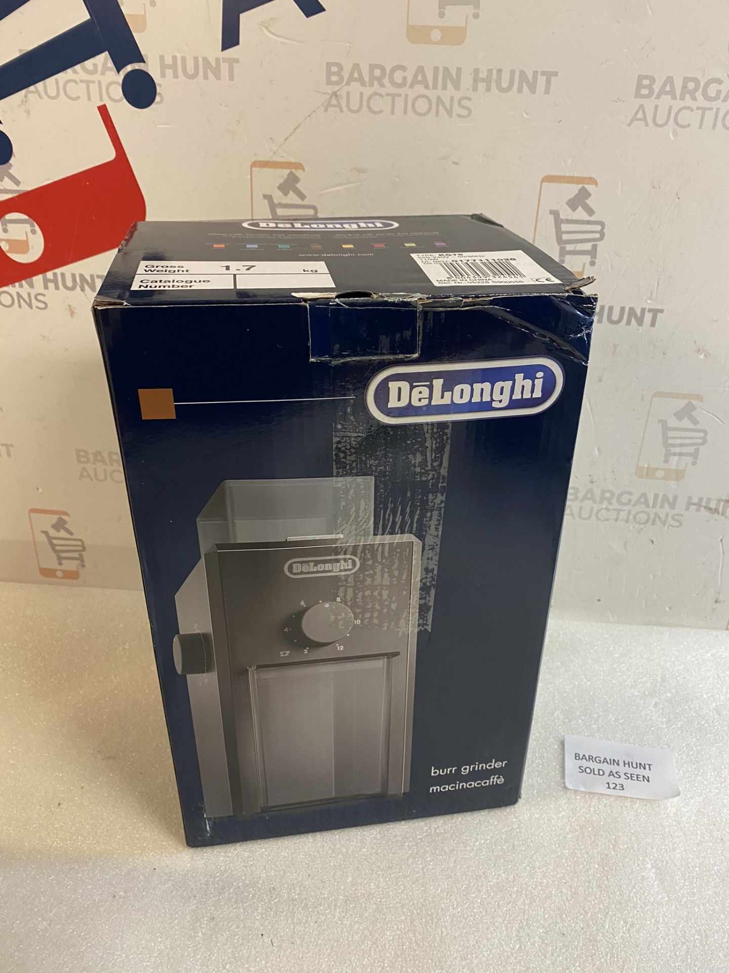 Delonghi KG79 Professional Burr Coffee Grinder RRP £64.99