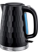 RRP £25.99 Russell Hobbs 26051 Electric Kettle Contemporary Honeycomb Design