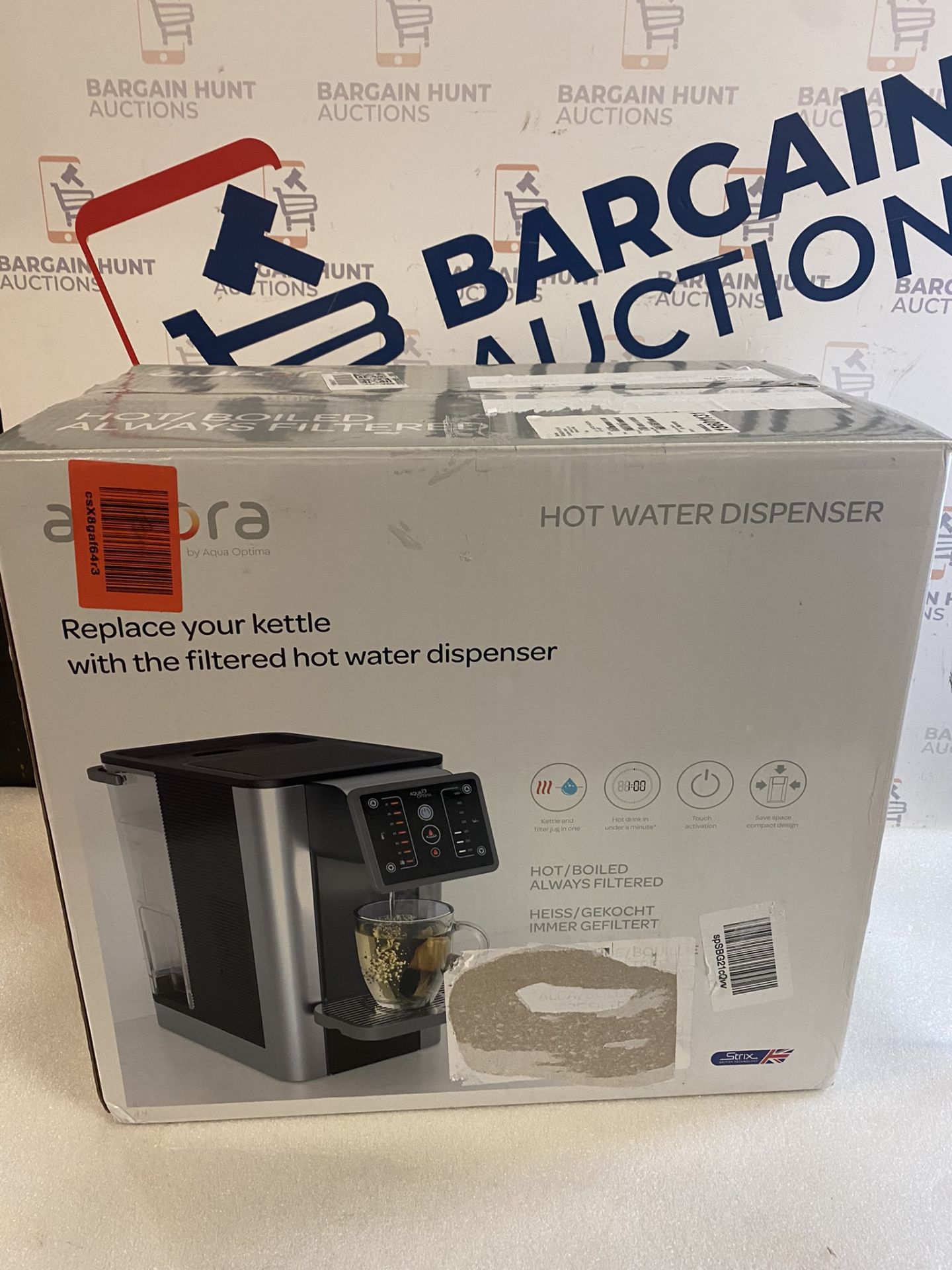 RRP £149.99 Aqua Optima Aurora Instant Hot Water Dispenser AUH011
