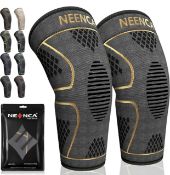 RRP £260 Set of 13 x Neenca 2-Pack Knee Brace Compression Knee Support Sleeve