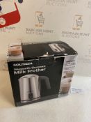 RRP £29.99 GOLMEZIL Electric Milk Frother,3 in 1 Automatic Stainless Steel 350ml Milk Steamer
