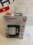 RRP £54.99 Morphy Richards Compact Soup Maker 501021 Stainless Steel