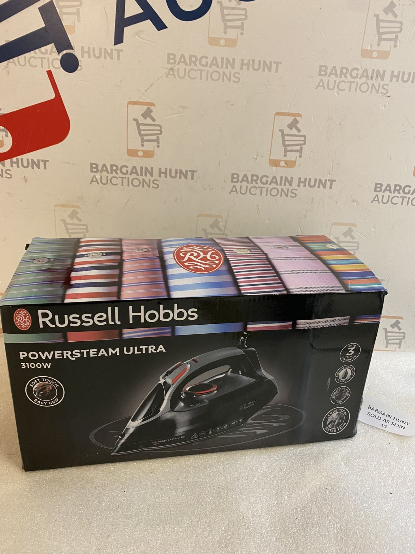 Russell Hobbs PowerSteam Ultra 3100W Vertical Steam Iron RRP £39.99