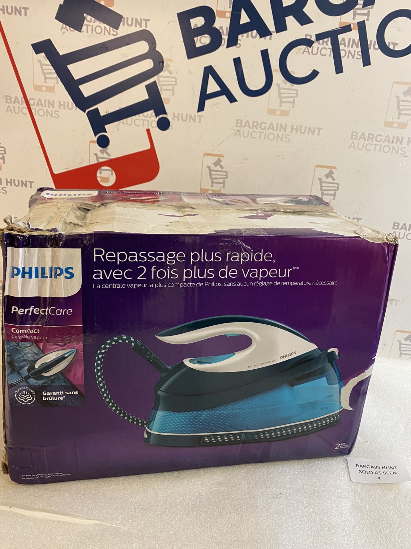 RRP £199.99 Philips PerfectCare Compact Steam Generator Iron - GC7840/26 - Image 2 of 2