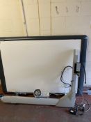 Set of 2 x Promethean Activboard PRM-AB378-03 Complete with Projectors & Wall Mount Brackets