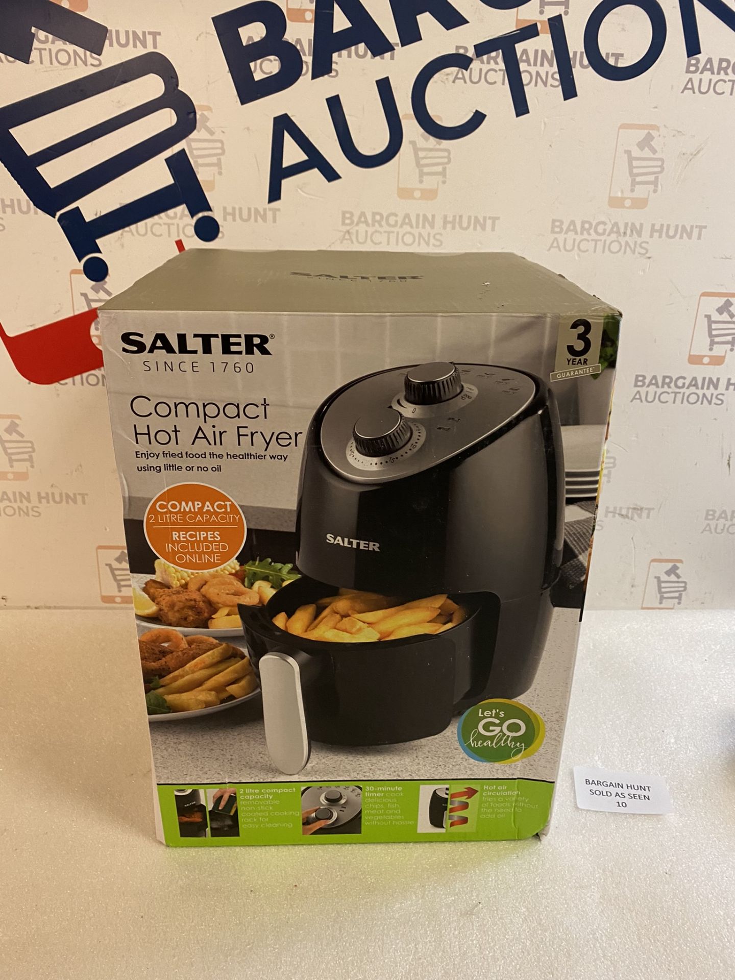 Salter EK2817 Compact 2L Hot Air Fryer RRP £72.99 - Image 2 of 2